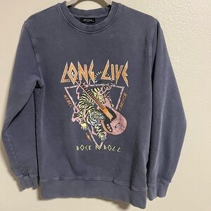 Zutter Women's Gray Rock 'N Roll Sweatshirt